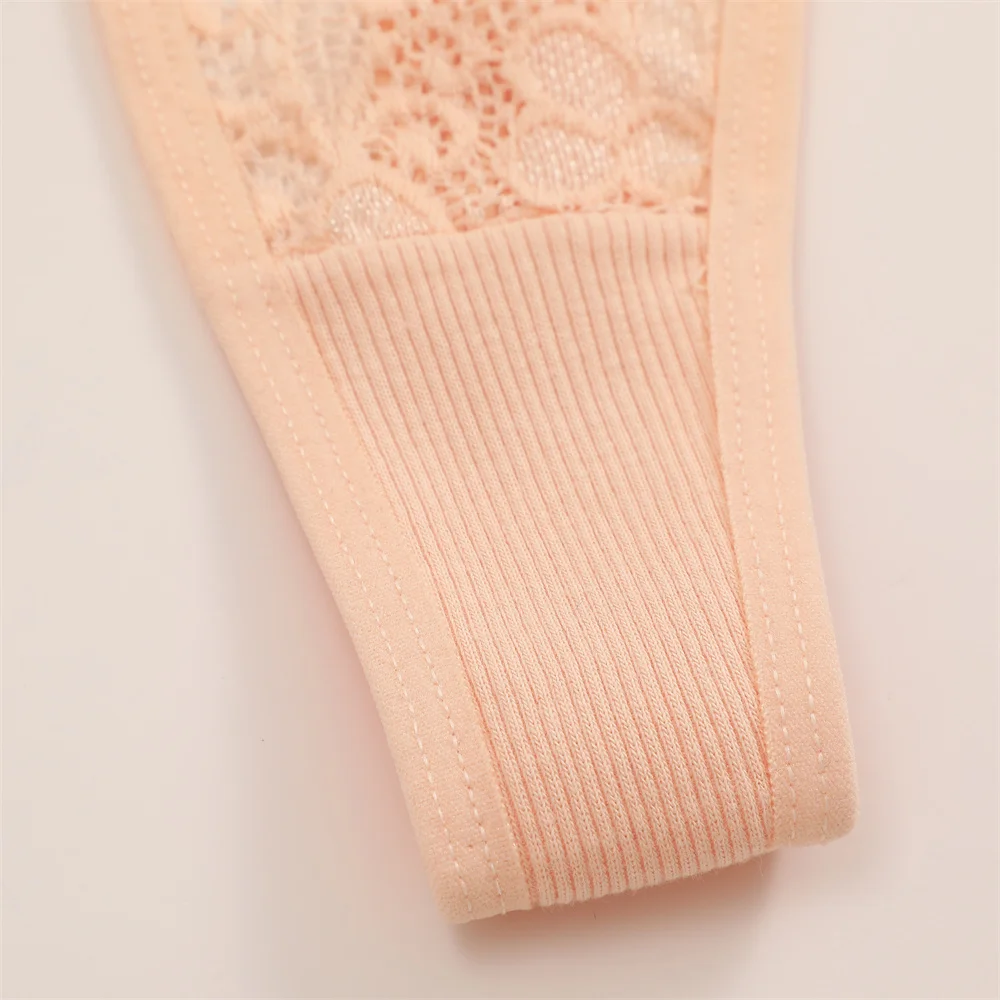 Lace Thongs 3Pcs Women Cotton Panties Sexy Low Rise Transparent Underwear Lady Breathable Lingerie Metal Ring Thin Strap Thong Lace Thongs 3Pcs Women Cotton Panties Sexy Low Rise Transparent Underwear Lady Breathable Lingerie Metal Ring Thin Strap Thong