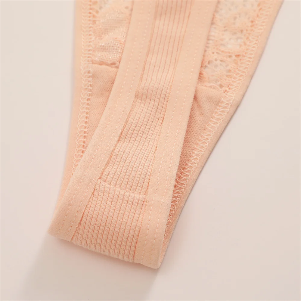 Lace Thongs 3Pcs Women Cotton Panties Sexy Low Rise Transparent Underwear Lady Breathable Lingerie Metal Ring Thin Strap Thong Lace Thongs 3Pcs Women Cotton Panties Sexy Low Rise Transparent Underwear Lady Breathable Lingerie Metal Ring Thin Strap Thong