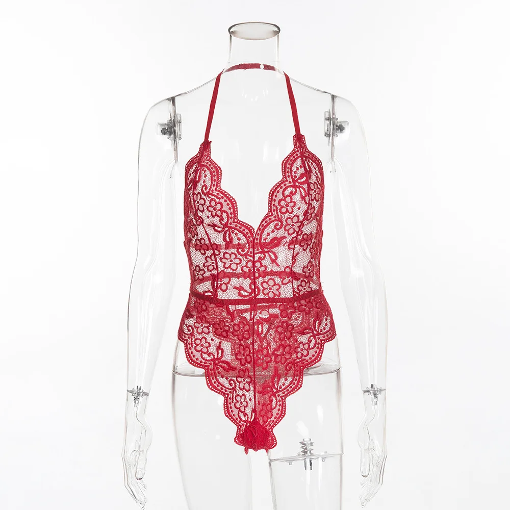 Women Sexy Underwear Set Lace Fishnet Bodysuit Lingerie Floral Perspective Sleepwear Transparent Lingerie Set One-Piece Bra Sets Women Sexy Underwear Set Lace Fishnet Bodysuit Lingerie Floral Perspective Sleepwear Transparent Lingerie Set One-Piece Bra Sets