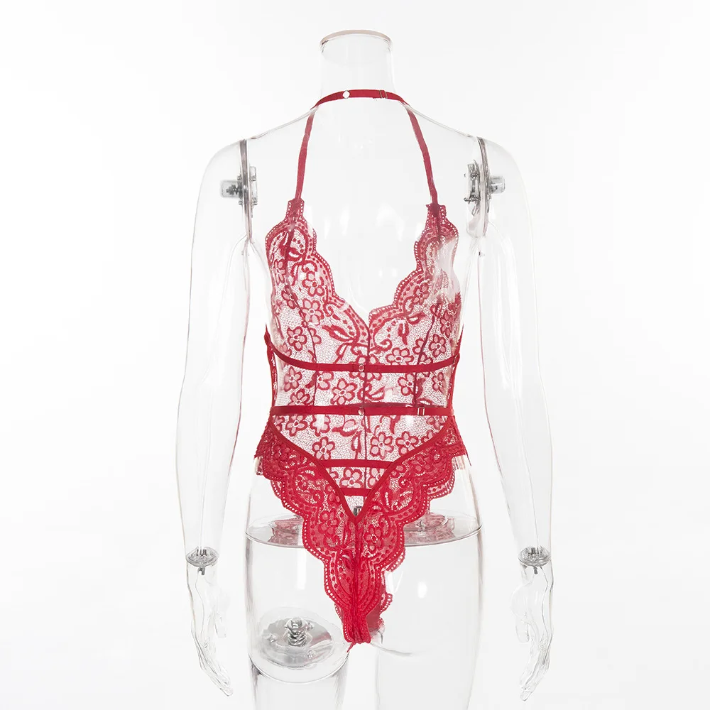 Women Sexy Underwear Set Lace Fishnet Bodysuit Lingerie Floral Perspective Sleepwear Transparent Lingerie Set One-Piece Bra Sets Women Sexy Underwear Set Lace Fishnet Bodysuit Lingerie Floral Perspective Sleepwear Transparent Lingerie Set One-Piece Bra Sets