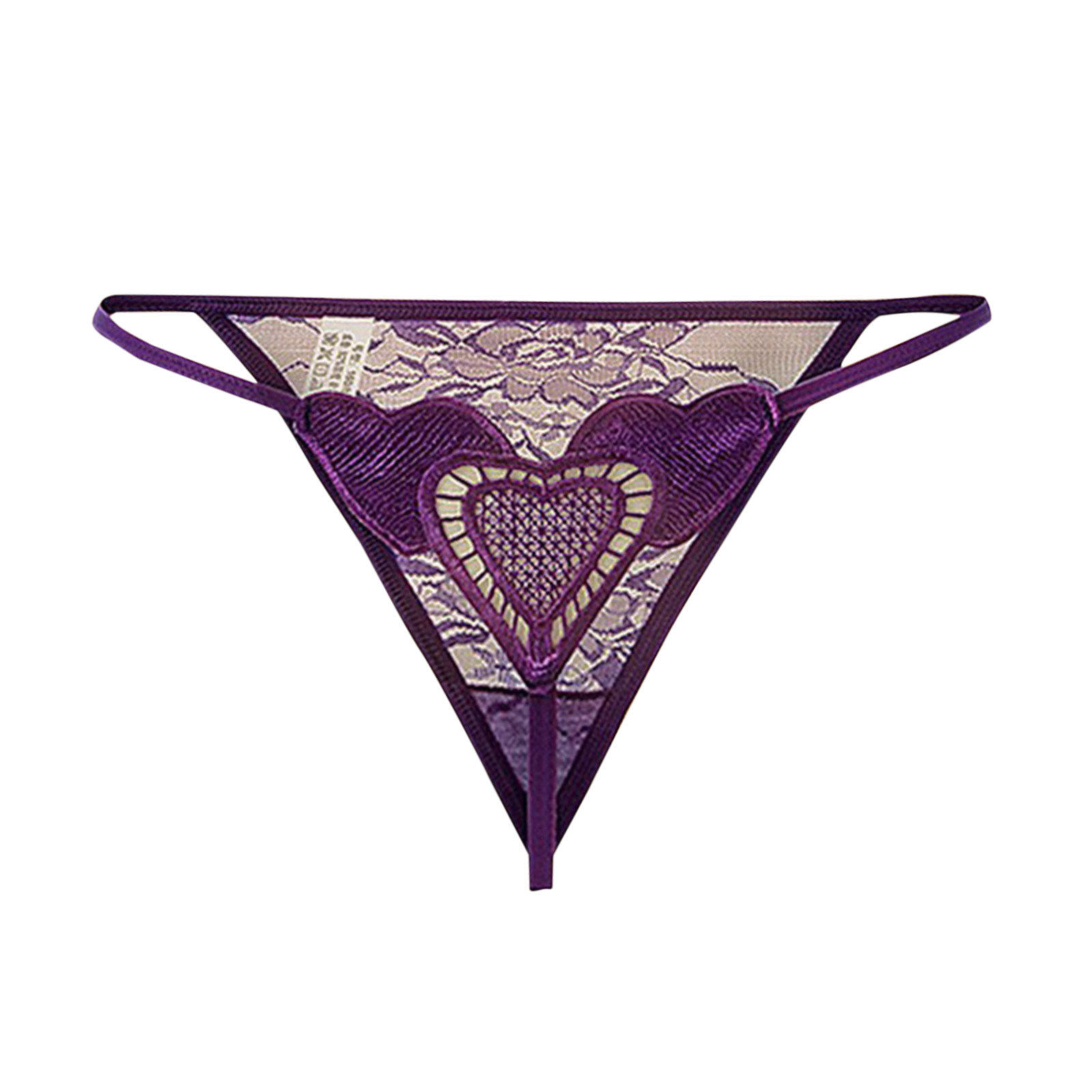 Embroidery Sexy Briefs Love Heart Lace Women Massage Pearl Thongs G Strings Erotic Crotchless Panties Lingerie Clothes Underwear
