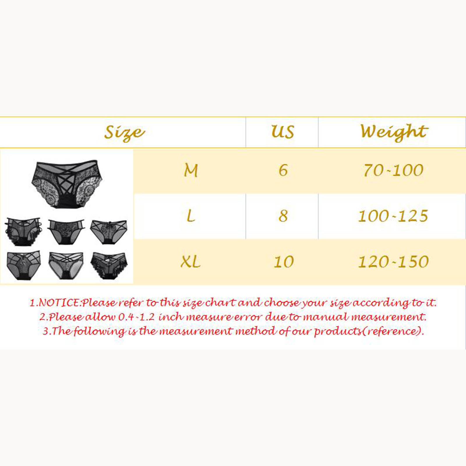 Women's Sexy Black Lace Panties High Waist Plus Size Briefs For Women Traceless Temptation Embroidery Lingerie For Ladies