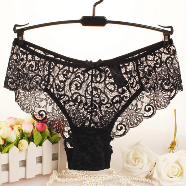 Women Sexy Panties Lace Cutout Hollow Waist Sexy Panties Butt Lift Panties Padded Lingerie For Ladies Ropa De Mujer Lenceria