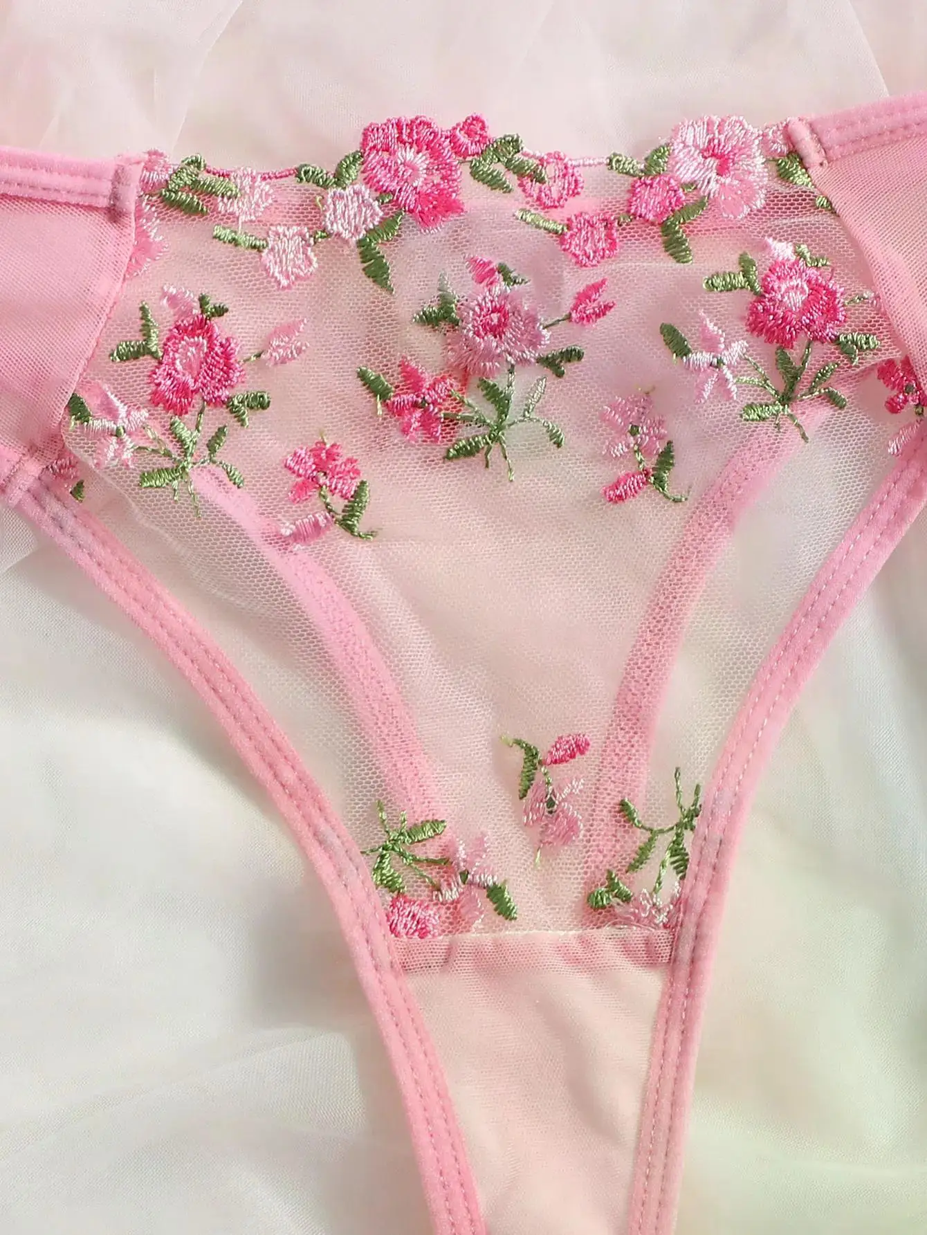 Transperant Lingerie Set Women Mesh Net Sexi Lenceria Sensual Mujer Bra Sets Embroidery Floral Underwired Transperant Lingerie Set Women Mesh Net Sexi Lenceria Sensual Mujer Bra Sets Embroidery Floral Underwired