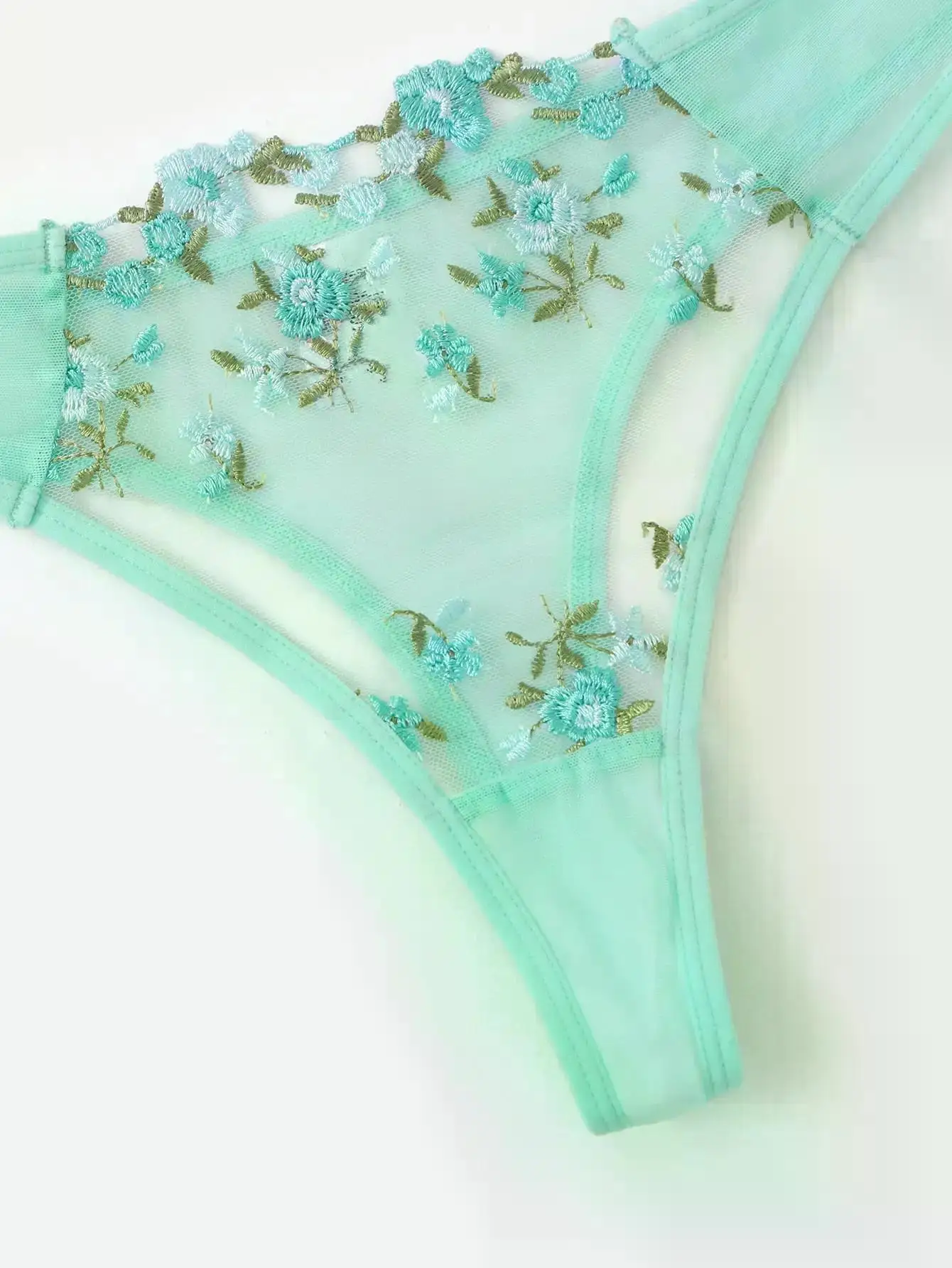 Transperant Lingerie Set Women Mesh Net Sexi Lenceria Sensual Mujer Bra Sets Embroidery Floral Underwired Transperant Lingerie Set Women Mesh Net Sexi Lenceria Sensual Mujer Bra Sets Embroidery Floral Underwired