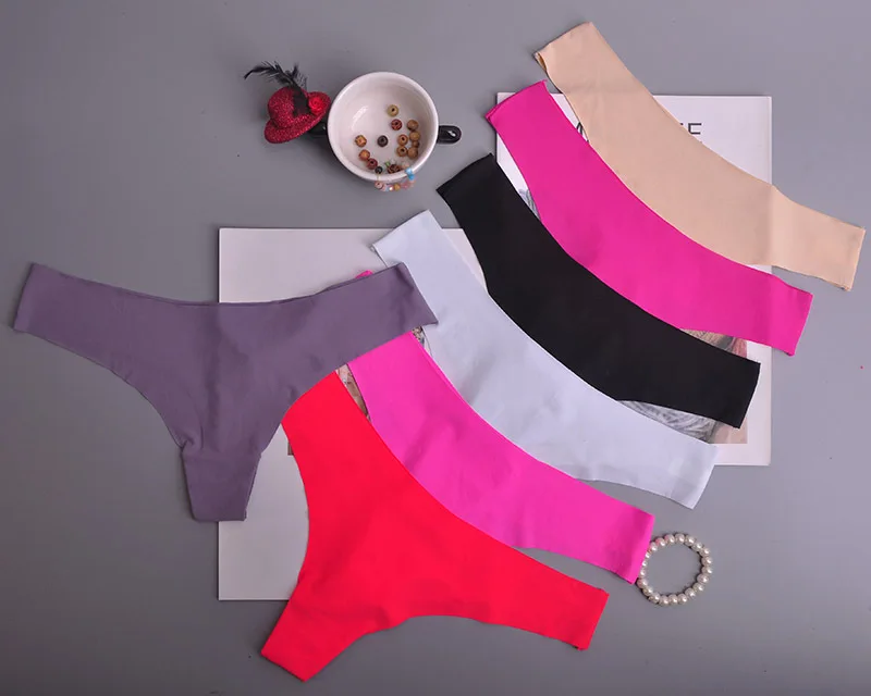 Sexy Lingerie Seamless Women G-string Underwear Ladies Panties Lingerie Bikini Pants Tanga Thong Intimatewear Briefs T-pants