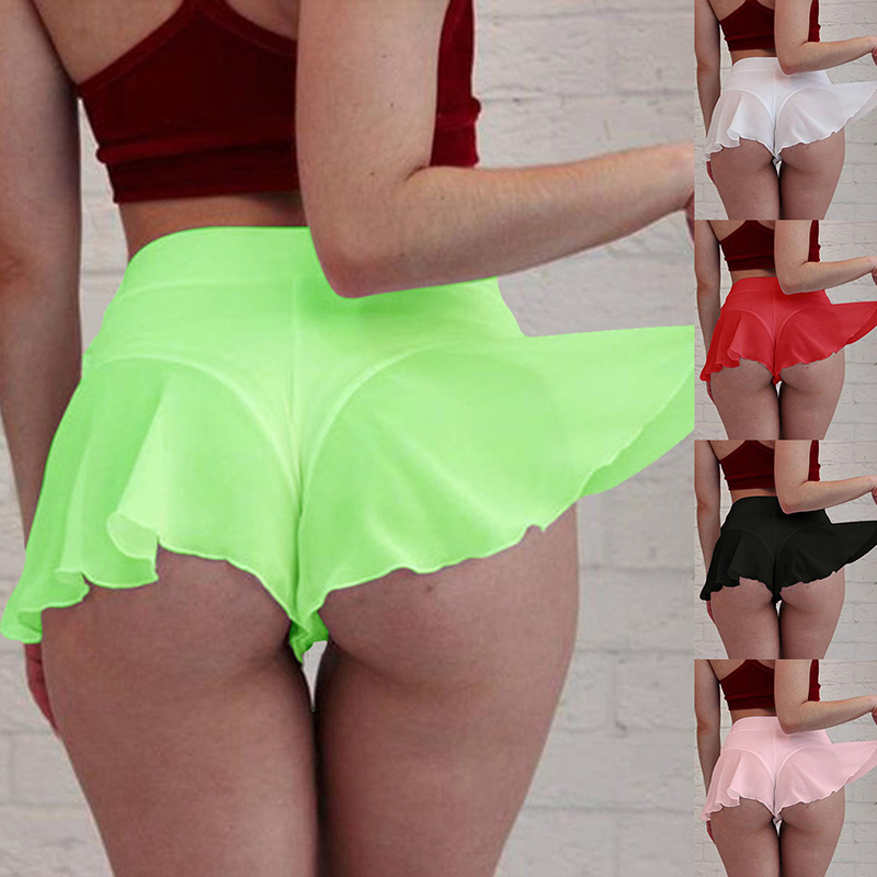Solid Color Hot Sexy Lingerie For Ladies Pleated Temptation Women's Panties Comfortable Traceless Sexy Women's Underwear