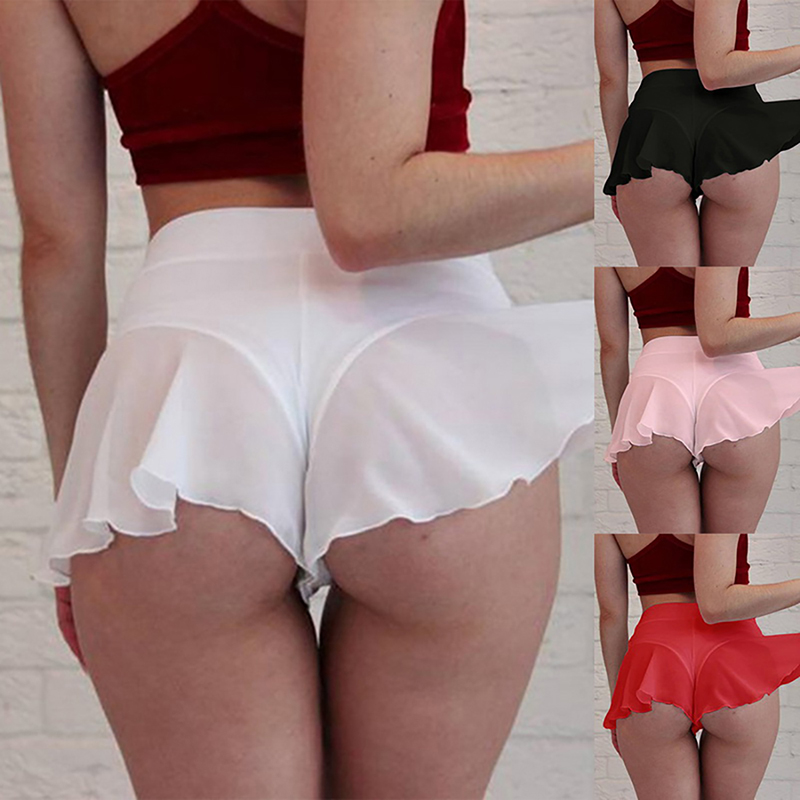Solid Color Hot Sexy Lingerie For Ladies Pleated Temptation Women's Panties Comfortable Traceless Sexy Women's Underwear