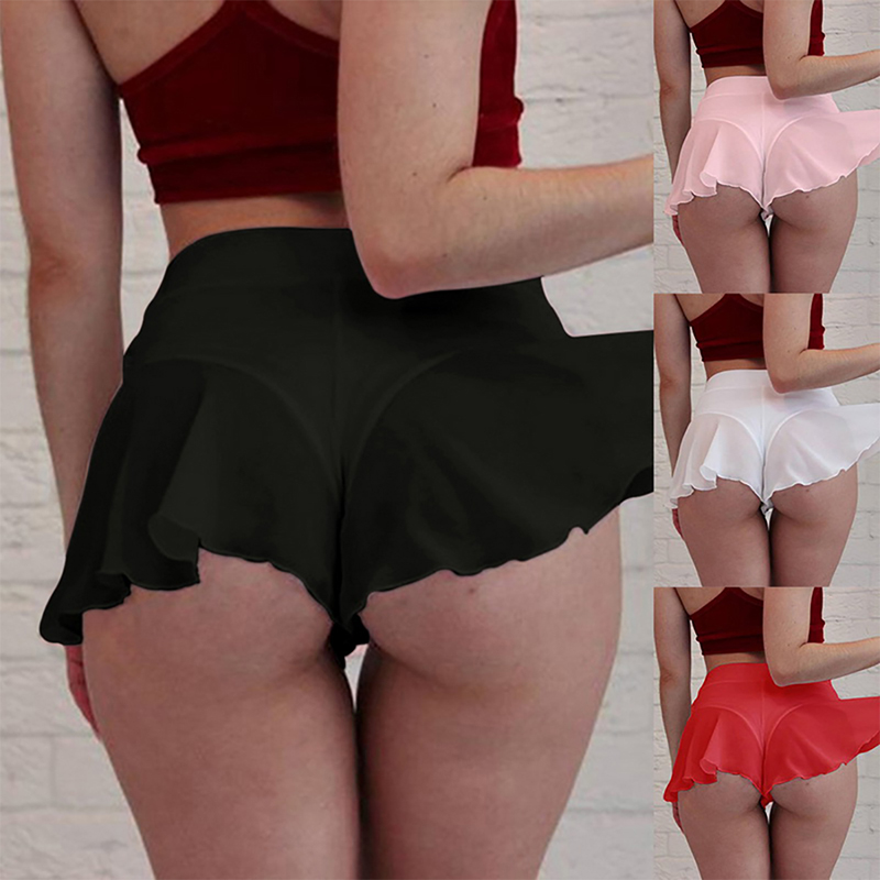 Solid Color Hot Sexy Lingerie For Ladies Pleated Temptation Women's Panties Comfortable Traceless Sexy Women's Underwear