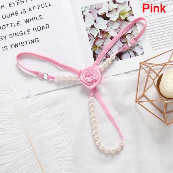 Womens Ladies Briefs Micro G-String Thongs Sexy Lingerie Underwear With Pearl