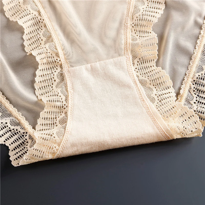 Women's Lace Panties 1Pcs Soft Striped Women Fashion Underpants Solid Girls Briefs Sexy Female Lingerie M-L Comfort Underwear Women's Lace Panties 1Pcs Soft Striped Women Fashion Underpants Solid Girls Briefs Sexy Female Lingerie M-L Comfort Underwear