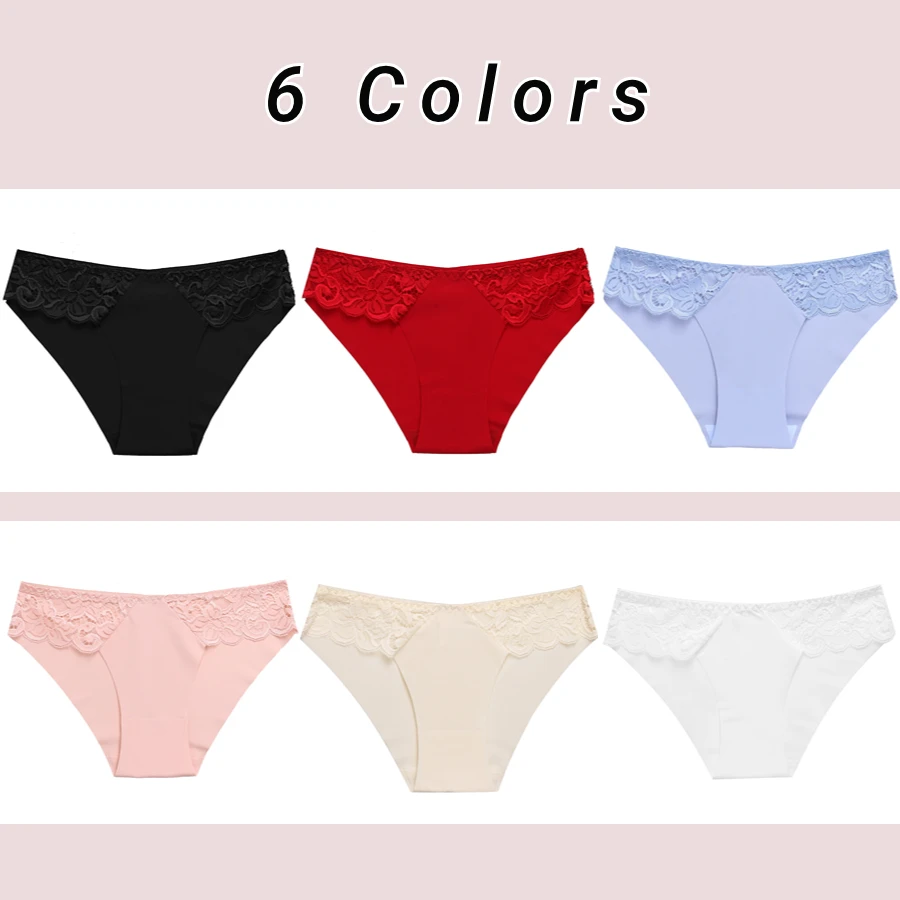 Women's Panties Sexy Lace Perpective Seamless Female Underwear Solid Elasticity Briefs for Ladies Lovely Lingerie Underpants New Women's Panties Sexy Lace Perpective Seamless Female Underwear Solid Elasticity Briefs for Ladies Lovely Lingerie Underpants New