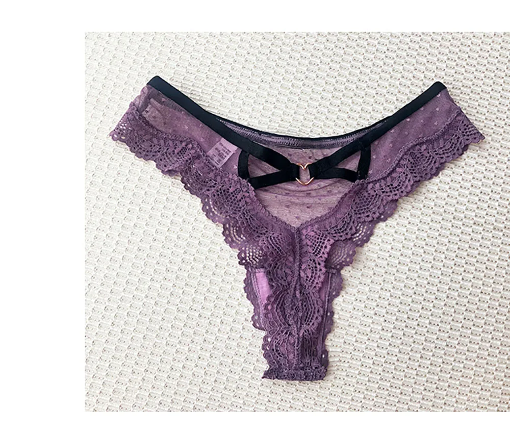Sexy Lace Panties Women Transparent Low-Waist Underpant Hollow Out Thong for Female Briefs Seamless G-String Underwear Lingerie Sexy Lace Panties Women Transparent Low-Waist Underpant Hollow Out Thong for Female Briefs Seamless G-String Underwear Lingerie
