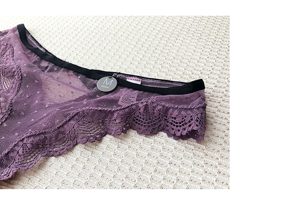 Sexy Lace Panties Women Transparent Low-Waist Underpant Hollow Out Thong for Female Briefs Seamless G-String Underwear Lingerie Sexy Lace Panties Women Transparent Low-Waist Underpant Hollow Out Thong for Female Briefs Seamless G-String Underwear Lingerie