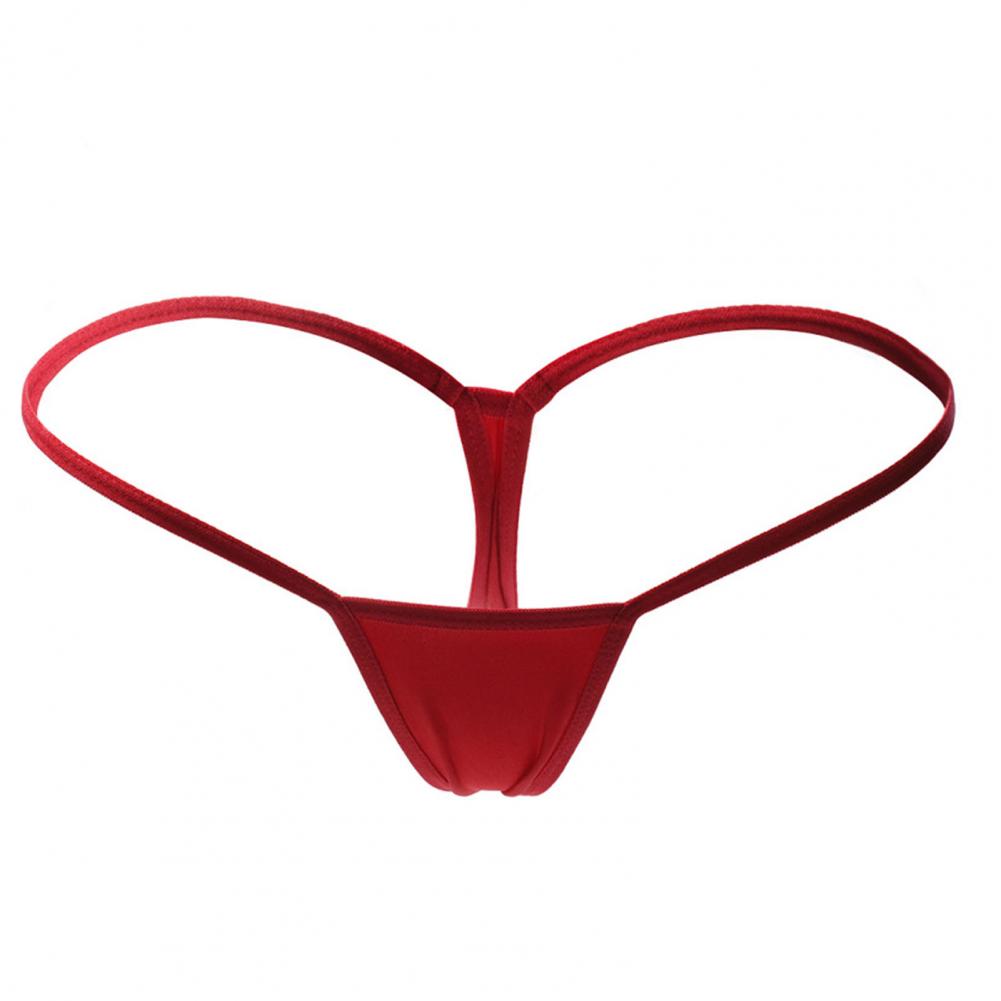 Sexy Thong Thin Strap Women's Panties Exotic Lingerie T Back Ladies Thongs Low Waist Micro Mini G-String Female Underwear Tangas