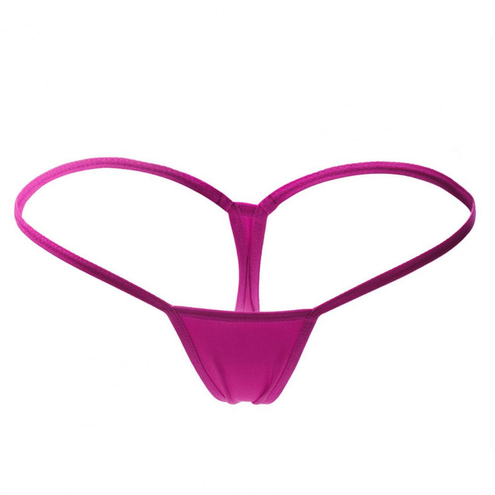 Sexy Thong Thin Strap Women's Panties Exotic Lingerie T Back Ladies Thongs Low Waist Micro Mini G-String Female Underwear Tangas