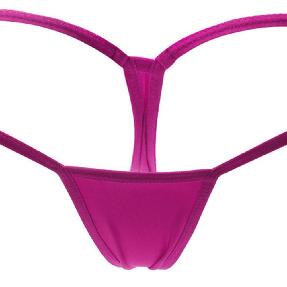 Sexy Thong Thin Strap Women's Panties Exotic Lingerie T Back Ladies Thongs Low Waist Micro Mini G-String Female Underwear Tangas