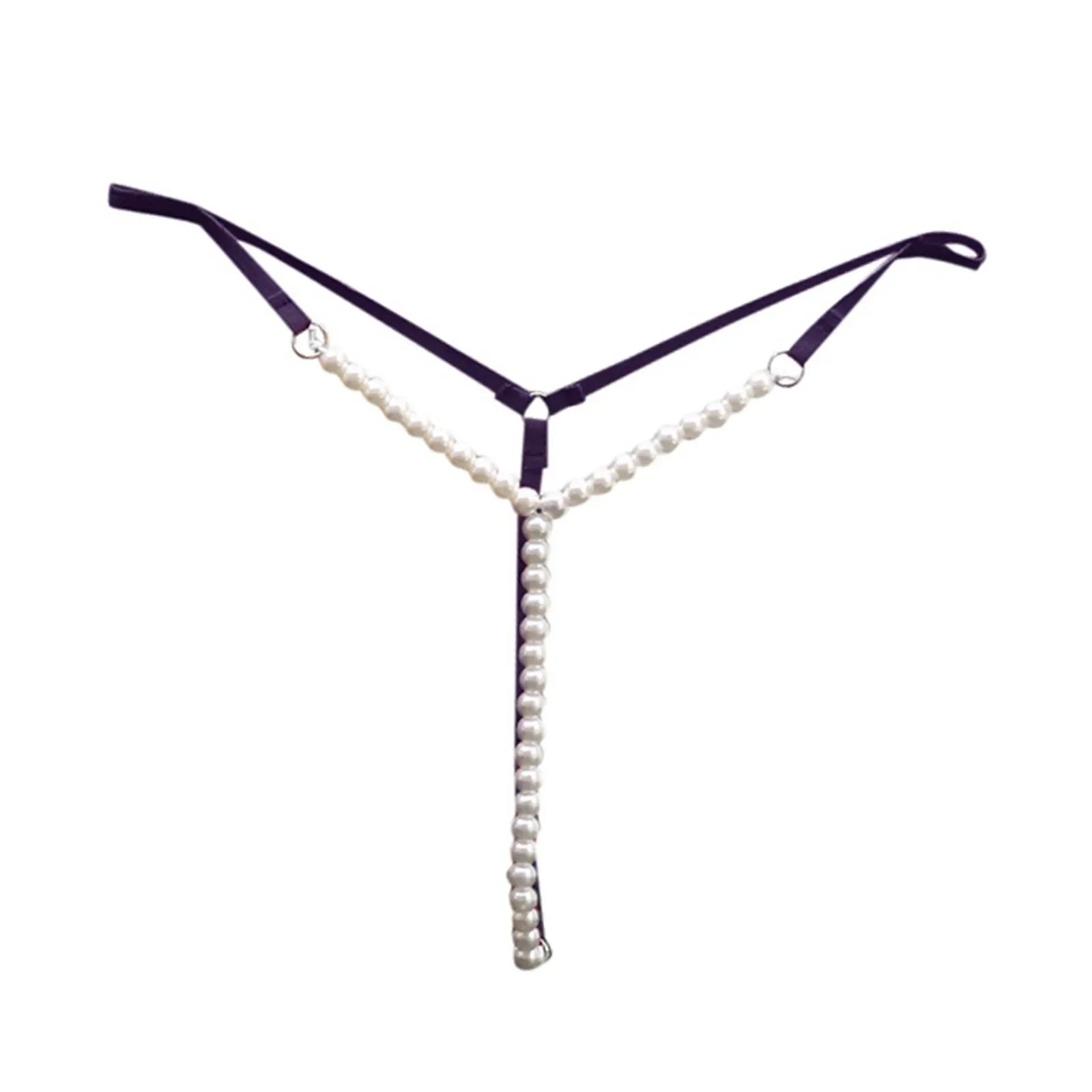 Sexy Pearl Beaded Underwear For Women Low Waist T Shaped Crotchless G-String Plus Size Sexy Erotic Lingerie Hot Women Underpants Sexy Pearl Beaded Underwear For Women Low Waist T Shaped Crotchless G-String Plus Size Sexy Erotic Lingerie Hot Women Underpants