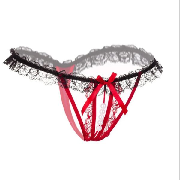 Women's Panties Underwear For Sexy Pearl Lingerie Women Lace Panties Erotic Underwear Briefs Sexy Apparel Erotic
