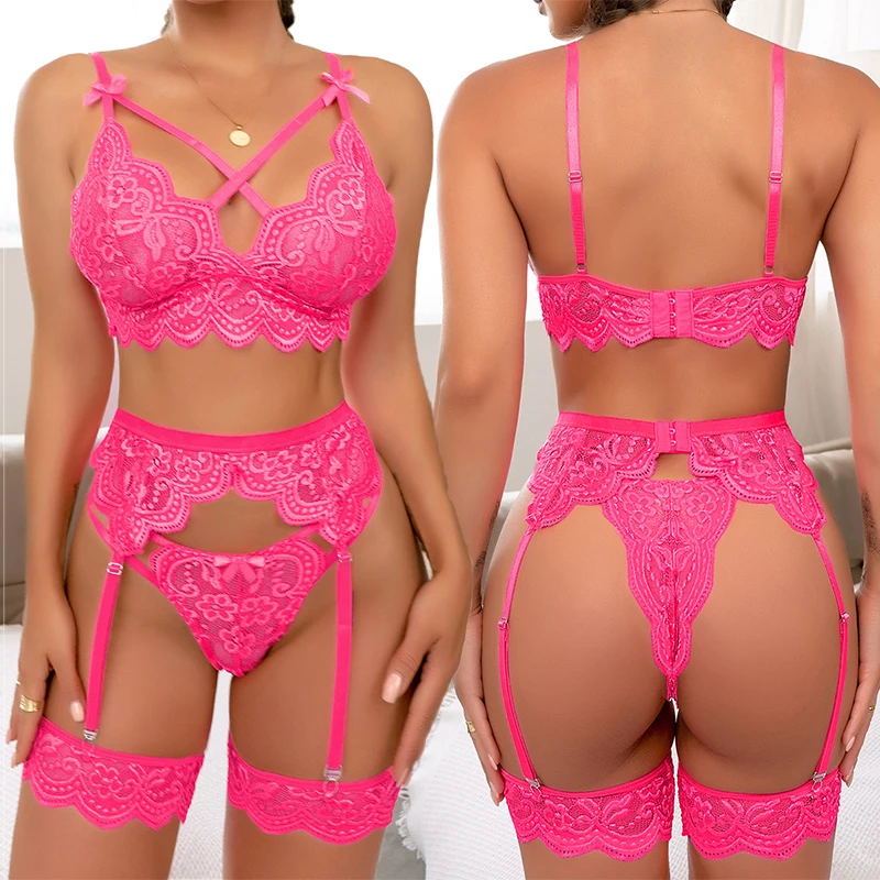 Sujetadores Sexys See Through Lingerie For Women Transparent Lingerie Underwear Sets Hollow Out Extra Large Set Female Costumes Sujetadores Sexys See Through Lingerie For Women Transparent Lingerie Underwear Sets Hollow Out Extra Large Set Female Costumes