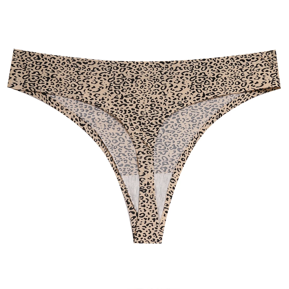Women's Panties Sexy Leopard Seamless Female Underwear Elasticity Sports G-String for Ladies Thongs Ice Silk Lingerie Tangas Hot Women's Panties Sexy Leopard Seamless Female Underwear Elasticity Sports G-String for Ladies Thongs Ice Silk Lingerie Tangas Hot