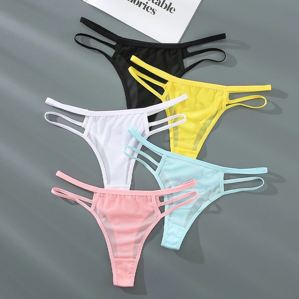 Sexy Thongs Women Panties Perspective Bikini Underpants Low-Rise G-string Underwear for Female Hollow Out Ladies Lingerie Sexy Thongs Women Panties Perspective Bikini Underpants Low-Rise G-string Underwear for Female Hollow Out Ladies Lingerie