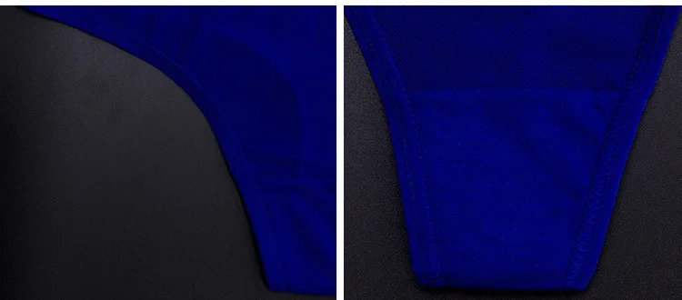 Sexy Ladies Cotton Mesh Transparent Panties Thongs String lingerie Fashion Low-Rise Women Underwear Seamless Briefs 1pcs yq01