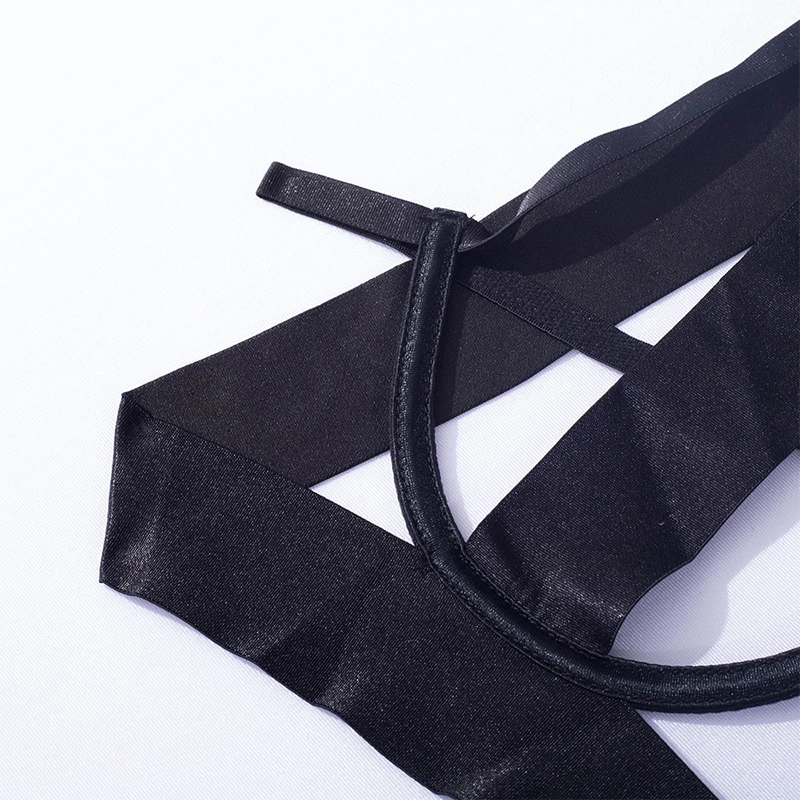 Black Halter Sexy Lingerie Women Bandage One Piece Bra Sets Erotic Costumes Teddy Baby Doll Dress Push Up Underwear Set Bodysuit Black Halter Sexy Lingerie Women Bandage One Piece Bra Sets Erotic Costumes Teddy Baby Doll Dress Push Up Underwear Set Bodysuit