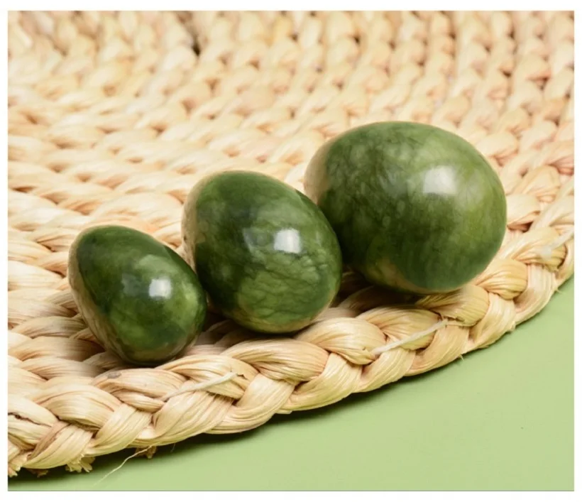 Natural Jade Yoni Egg Vaginal Muscles Tightening Ben Wa Ball Women Pelvic Floor Muscle Kegel Exercise Massage Eggs Natural Jade Yoni Egg Vaginal Muscles Tightening Ben Wa Ball Women Pelvic Floor Muscle Kegel Exercise Massage Eggs
