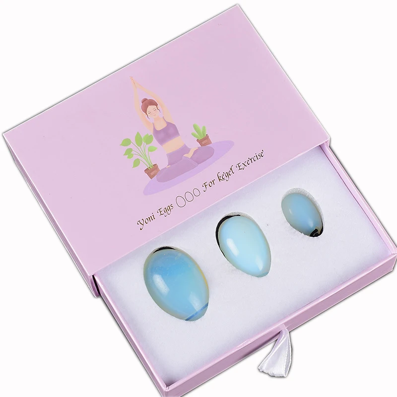 Dropshiping 3Pcs/Set Opal Yoni Egg Sphere Women Pelvic Floor Muscle Kegel Exercise Tightening Vaginal Ben Wa Ball Health Care Dropshiping 3Pcs/Set Opal Yoni Egg Sphere Women Pelvic Floor Muscle Kegel Exercise Tightening Vaginal Ben Wa Ball Health Care
