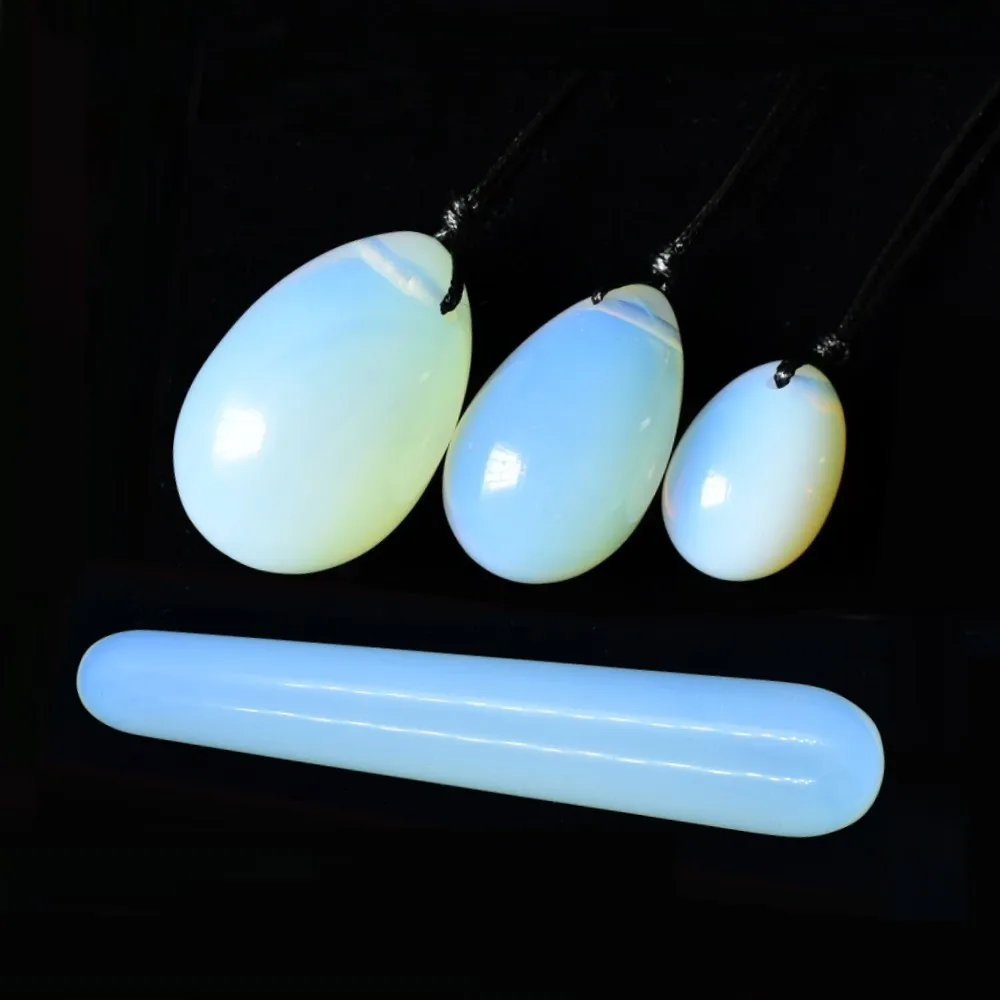 Opal Yoni Egg Crystal Sphere Women Pelvic Floor Muscle Kegel Exercise Tightening Vaginal Ben Wa Ball Health Care