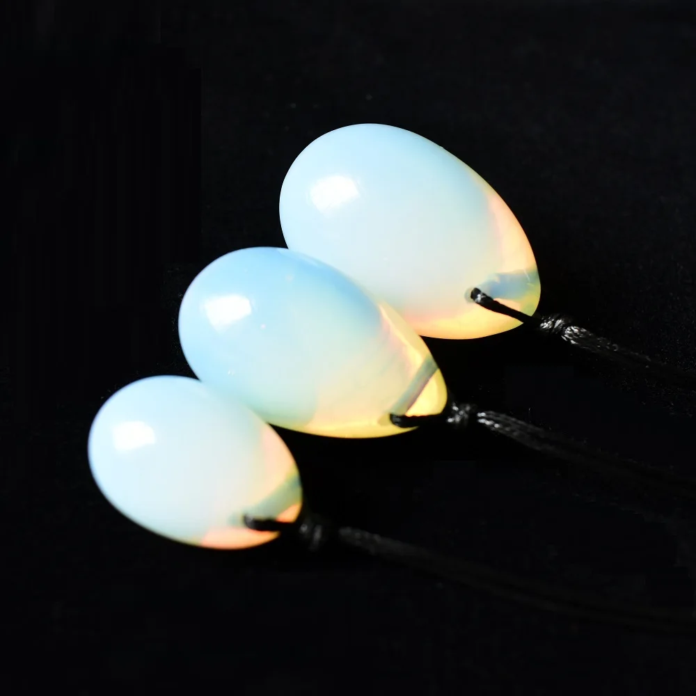 Opal Yoni Egg Crystal Sphere Women Pelvic Floor Muscle Kegel Exercise Tightening Vaginal Ben Wa Ball Health Care