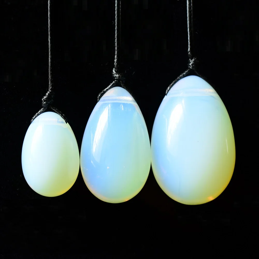 Opal Yoni Egg Crystal Sphere Women Pelvic Floor Muscle Kegel Exercise Tightening Vaginal Ben Wa Ball Health Care
