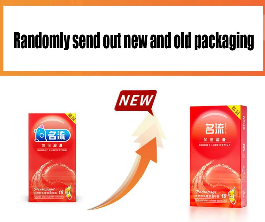 PERSONAGE 60PCS Condoms Ultra Thin Particle Spike Condom Spike Intimate Lubricated Adult Sex Product Contraception for Men