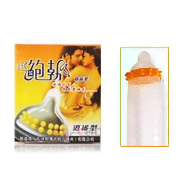Dotted Condoms for Men Adult Sex Toys Spike Ribbed G-spot Vaginal Stimulation Cock Condom Contraception Sensitive Penis Sleeves