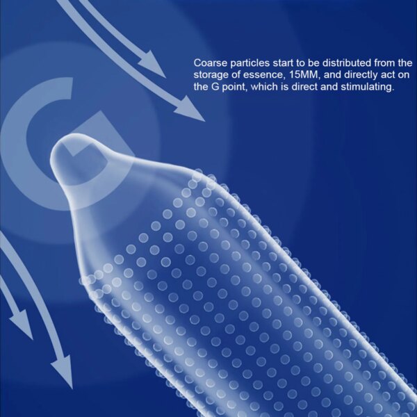 3D Large Particles Condoms Dotted Sex Toys Granular Stimulation Women G Spot Contracepation Sex Products for Men Penis Sleeve 18