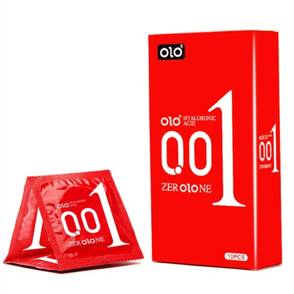 10pcs Ultra Thin Condoms Intimate Condone Super Lubricated Natural Latex Penis Sleeve Long Lasting Condom for Adult 18+ Sex Toys