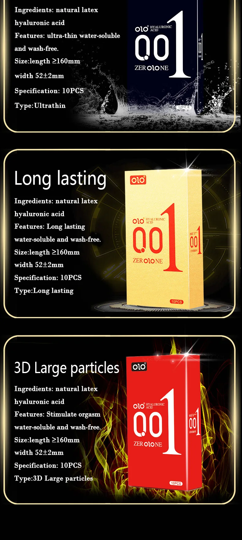 10pcs Ultra Thin Condoms Intimate Condone Super Lubricated Natural Latex Penis Sleeve Long Lasting Condom for Adult 18+ Sex Toys