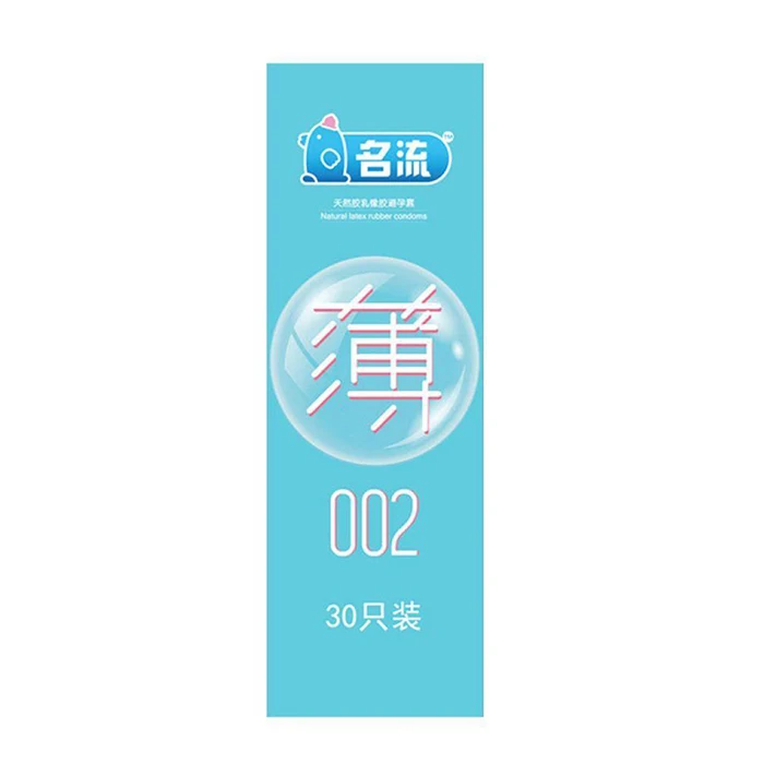 30/24 Pcs 4 Types Condoms Natural Latex Adult Safer Super Lubricated Ultra Thin Penis Sleeve Contraception for Men Sex Toys