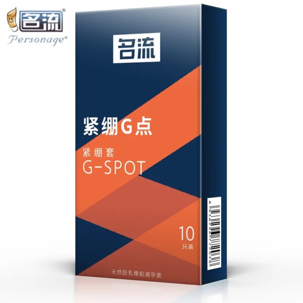PERSONAGE ALL Small condom 45mm 49mm Tight Ribed Spikes Condoms Long Delayed Pleasure Latex Penis Sleeve Safe Lubricantion Toys