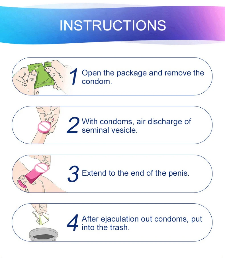 PERSONAGE 10 Pcs 45Mm Durable Reliable Latex Condoms Long-Lasting Small Ultra Lubricated Large Oil Condoms WIth Dot