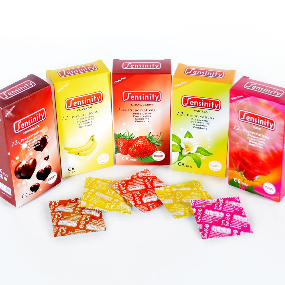 50pcs Hyaluronic Acid Condom Natural Latex Lubrication Ultra Thin Delay Sex Penis Sleeves Contraception Supplies Adults Sex Toy
