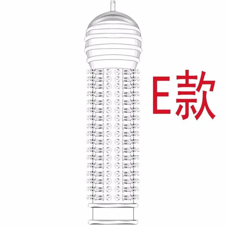 Spike Penis Sleeve Reusable Condoms Sex Toys for Men Delay Ejaculation Penis Sleeve Contraception Cock Ring Extender 남성전용기구