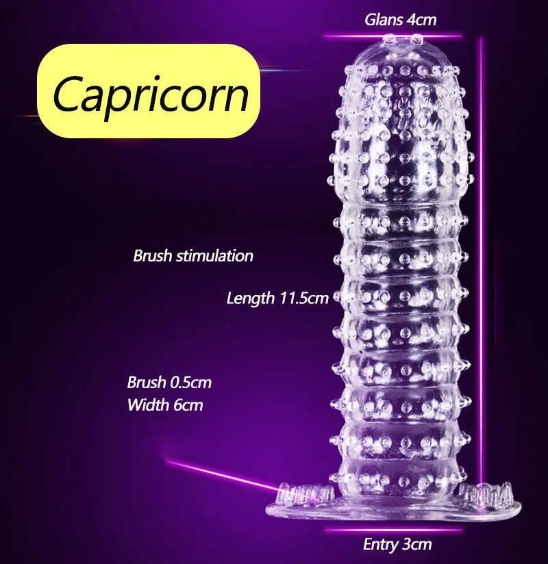 Spike Penis Sleeve Reusable Condoms Sex Toys for Men Delay Ejaculation Penis Sleeve Contraception Cock Ring Extender 남성전용기구