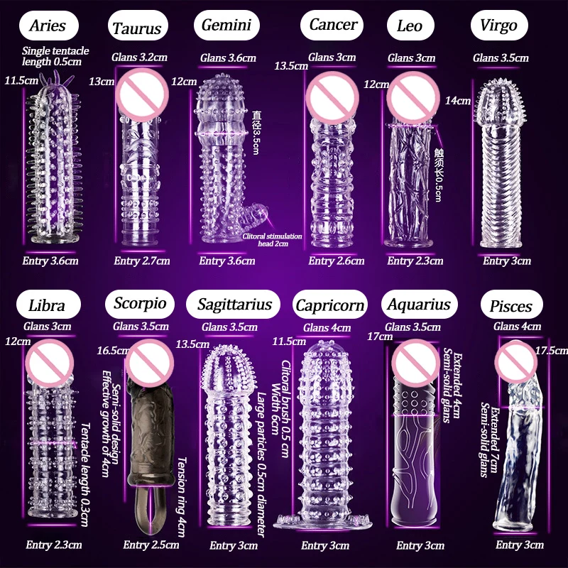 Spike Penis Sleeve Reusable Condoms Sex Toys for Men Delay Ejaculation Penis Sleeve Contraception Cock Ring Extender 남성전용기구