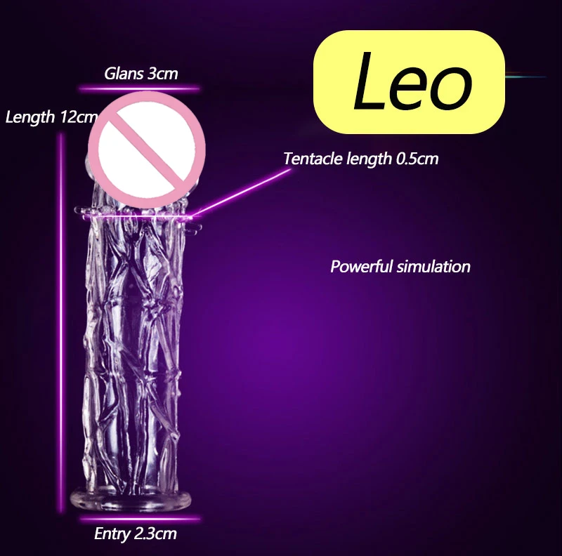 Spike Penis Sleeve Reusable Condoms Sex Toys for Men Delay Ejaculation Penis Sleeve Contraception Cock Ring Extender 남성전용기구