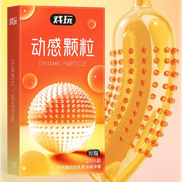 5D Dotted Condoms Thread Ribbed G-Point Latex Ultra Thin Condom Orgasm Contraceptives Stimulate Vaginal Penis Sleeves Sex Toys