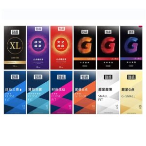PERSONAGE 10 Pcs Hot Sale Quality Sex Products 6 types Natural Latex Condoms For Men Adult Better Sex Toys Safer Contraception