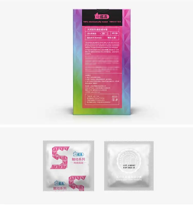 10pcs Big Dotted Condoms Small Size Tightly 49mm Particle G Spot Stimulate Spike Penis Sleeve Delay Ejaculation Sex Toys For Man