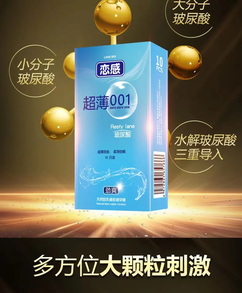 Ultra Thin Condoms Long-lasting For Men Sex Ejaculation Delay Latex Condom Hyaluronic Acid 0.01 Penis Sleeve For Adults Sex Love